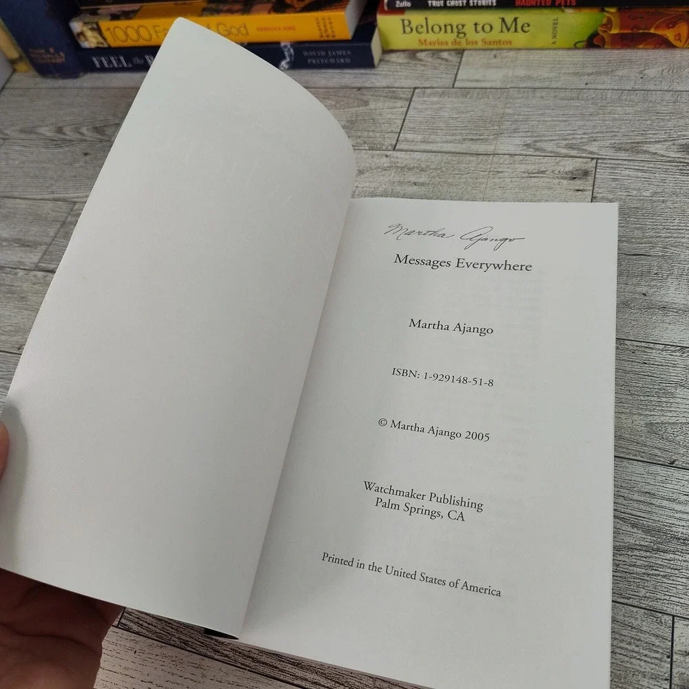 MESSAGES‎ EVERYWHERE Martha Ajango AUTOGRAPHED Trade Paperback Signed 2005